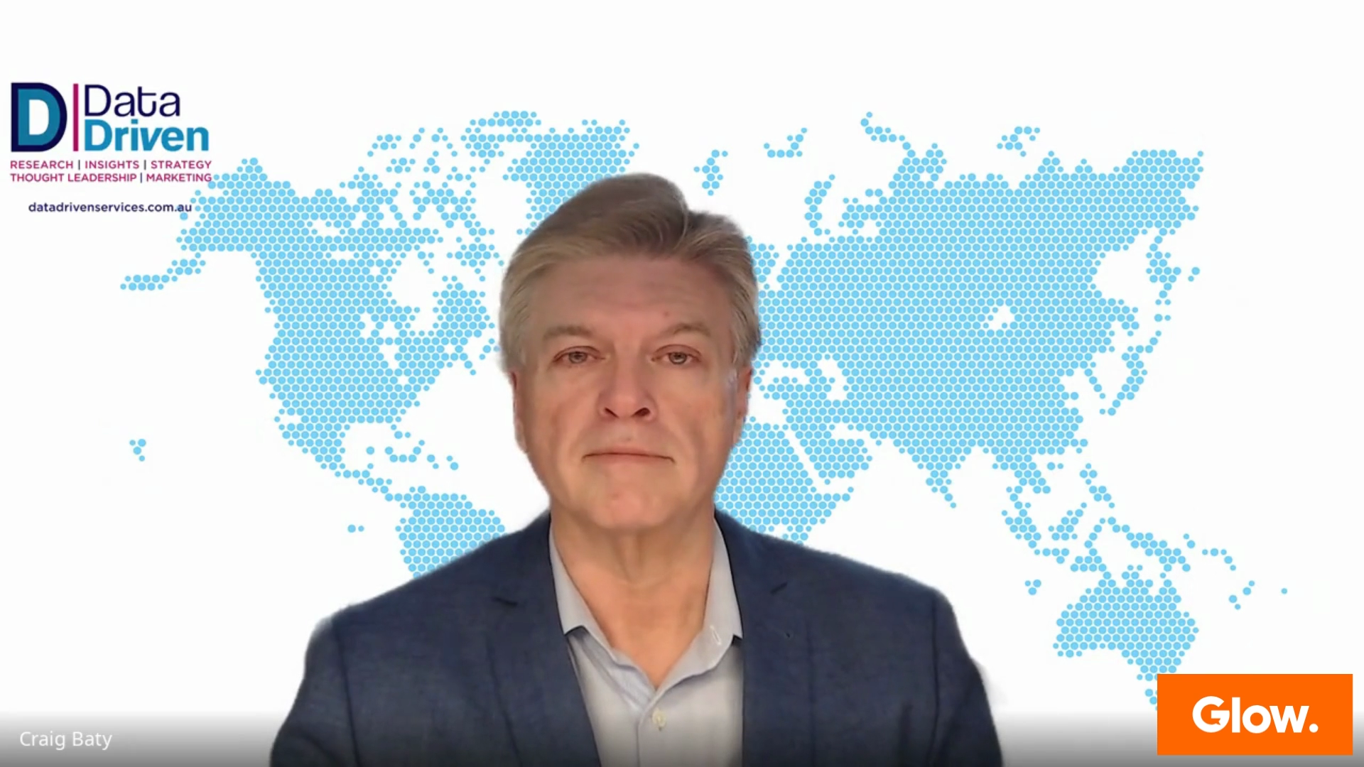 DataDriven's Craig Baty, speaking on Glows research platform