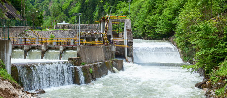 Hydro electricity plant - renewable energy industry